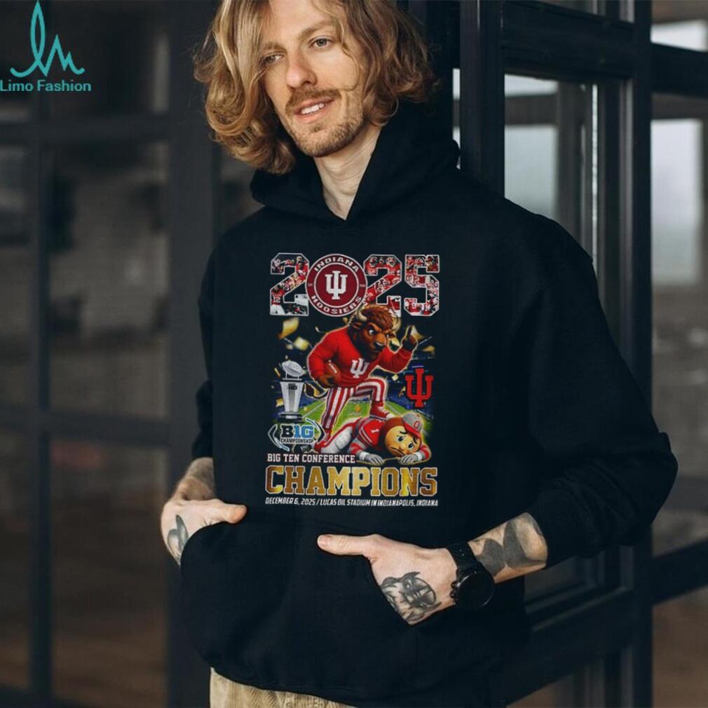 Indiana Hoosiers beat Ohio State Buckeyes football Big Ten Conference 2025 Champions shirt Indiana Hoosiers beat Ohio State Buckeyes football Big Ten Conference 2025 Champions shirt