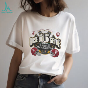 Indiana Hoosiers vs Alabama Crimson Tide Football 2026 Rose Bowl Head to Head Pasadena shirt Indiana Hoosiers vs Alabama Crimson Tide Football 2026 Rose Bowl Head to Head Pasadena shirt