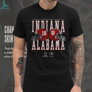 Indiana Hoosiers vs Alabama Crimson Tide Football Rose Bowl Game 2026 helmet matchup shirt Indiana Hoosiers vs Alabama Crimson Tide Football Rose Bowl Game 2026 helmet matchup shirt