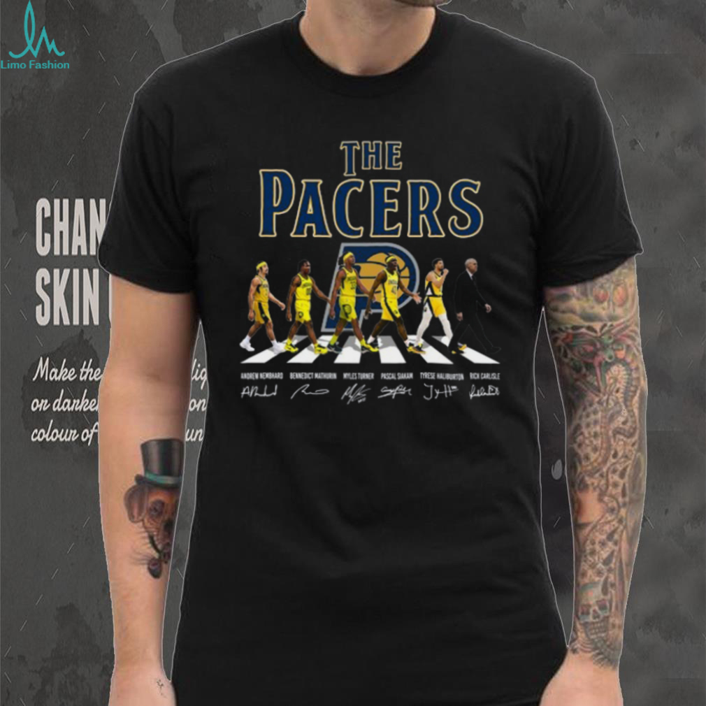 Indiana Pacers Team Autograph Commemorative T Shirt Recovered Indiana Pacers Team Autograph Commemorative T Shirt Recovered