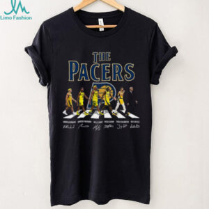 Indiana Pacers Team Autograph Commemorative T Shirt Recovered