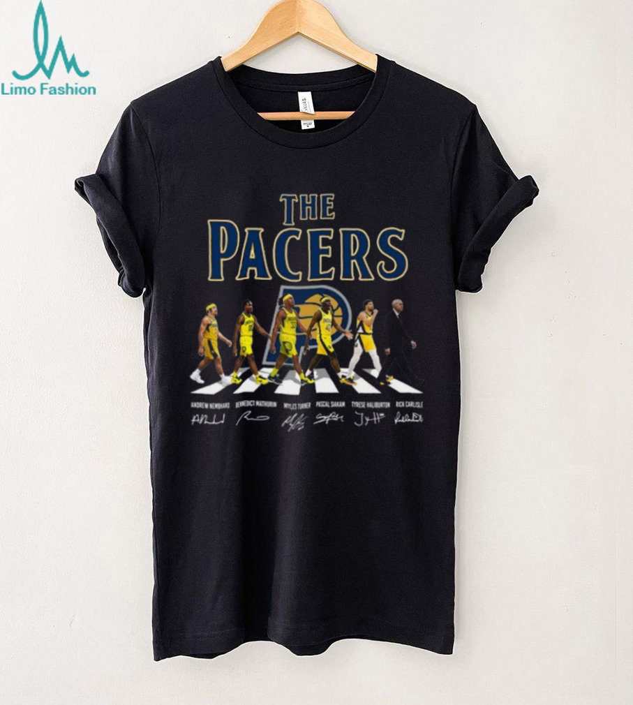Indiana Pacers Team Autograph Commemorative T Shirt Recovered Indiana Pacers Team Autograph Commemorative T Shirt Recovered