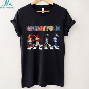 Indianapolis Abbey Road Mascots T Shirt Recovered