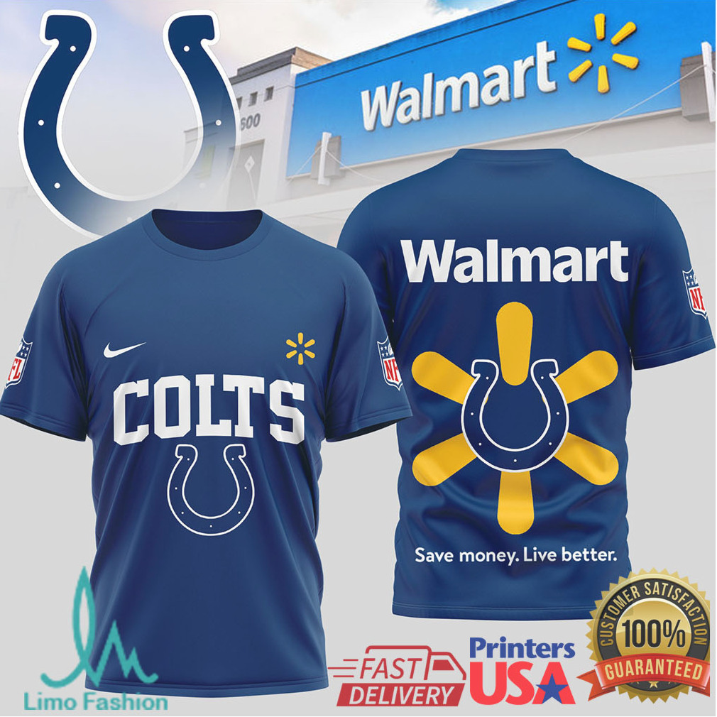 Indianapolis Colts Official NFL Walmart 3D Shirt Indianapolis Colts Official NFL Walmart 3D Shirt