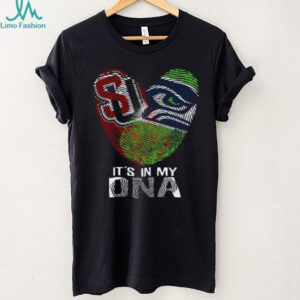 It's in My DNA Falcons & Seahawks Fan T Shir