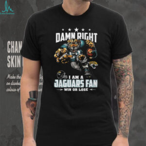Jacksonville Jaguars Damn Right I Am A Jaguars Fan T Shirt