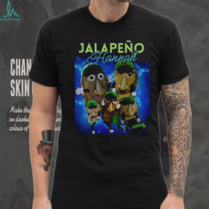 Jalapeño Hannah meme lightning graphic shirt