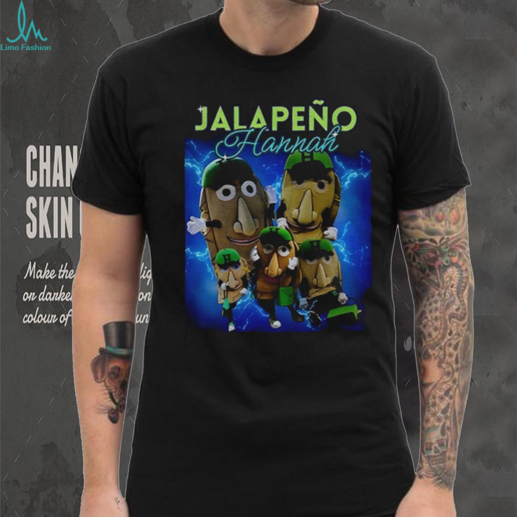 Jalapeño Hannah meme lightning graphic shirt Jalapeño Hannah meme lightning graphic shirt