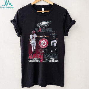 Jalen Hurts Alabama Crimson Tide & Philadelphia Eagles Dual Team Shirt