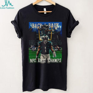 Jalen Hurts Back to Back NFC East Champs Philadelphia Eagles NFL 2025 shirt