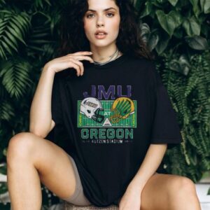 James Madison Dukes vs Oregon Ducks 2025 College Football Playoff Autzen Stadium shirt