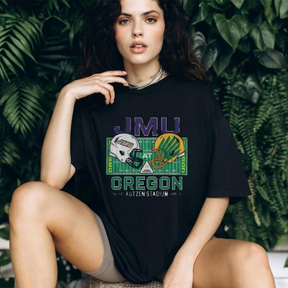 James Madison Dukes vs Oregon Ducks 2025 College Football Playoff Autzen Stadium shirt James Madison Dukes vs Oregon Ducks 2025 College Football Playoff Autzen Stadium shirt