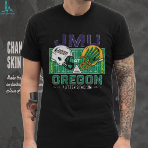 James Madison Dukes vs Oregon Ducks 2025 College Football Playoff Autzen Stadium shirt