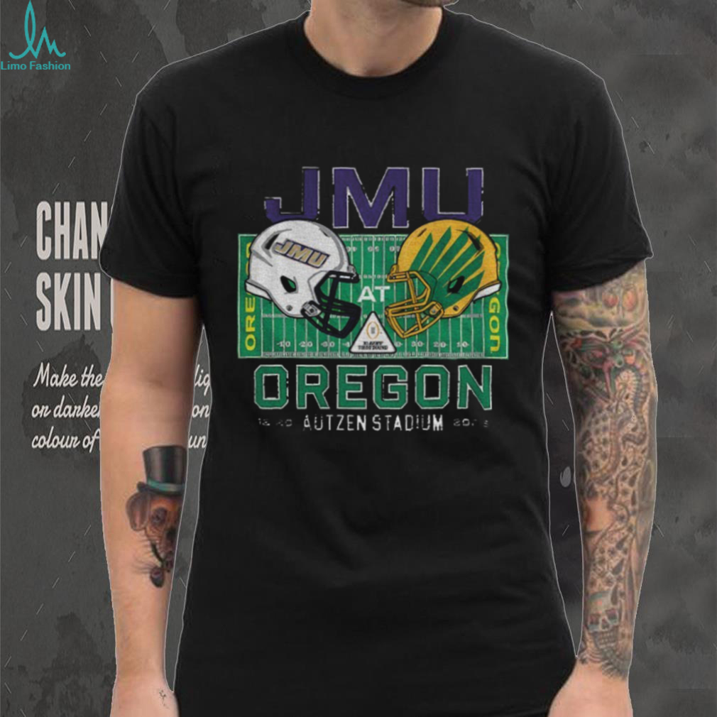 James Madison Dukes vs Oregon Ducks 2025 College Football Playoff Autzen Stadium shirt James Madison Dukes vs Oregon Ducks 2025 College Football Playoff Autzen Stadium shirt