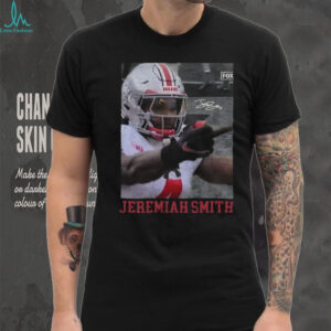 Jeremiah Smith Ohio State Buckeyes middle finger with the Marcus Hall salute shirt
