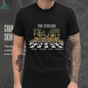 Joe Greene Jack Lambert Jack Ham Terry Bradshaw The Pittsburgh Steelers Abbey Road Football shirt