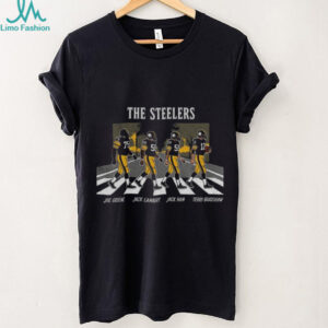 Joe Greene Jack Lambert Jack Ham Terry Bradshaw The Pittsburgh Steelers Abbey Road Football shirt