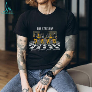 Joe Greene Jack Lambert Jack Ham Terry Bradshaw The Pittsburgh Steelers Abbey Road Football shirt