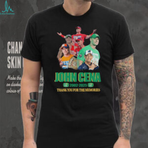 John Cena 2002 2025 Thank You For The Memories T Shirt
