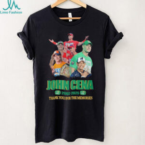 John Cena Thank You For The Memories 2002 2025 Farewell Tour T Shirt