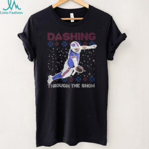 Josh Allen Dashing Through the Snow T Shirt