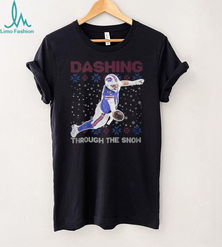 Josh Allen Dashing Through the Snow T Shirt Josh Allen Dashing Through the Snow T Shirt