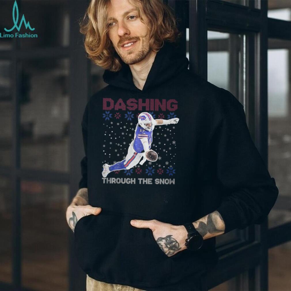 Josh Allen Dashing Through the Snow T Shirt Josh Allen Dashing Through the Snow T Shirt