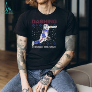 Josh Allen Dashing Through the Snow T Shirt
