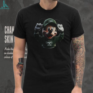 Junk Food New York Jets Black Disney Mickey QB T Shirt