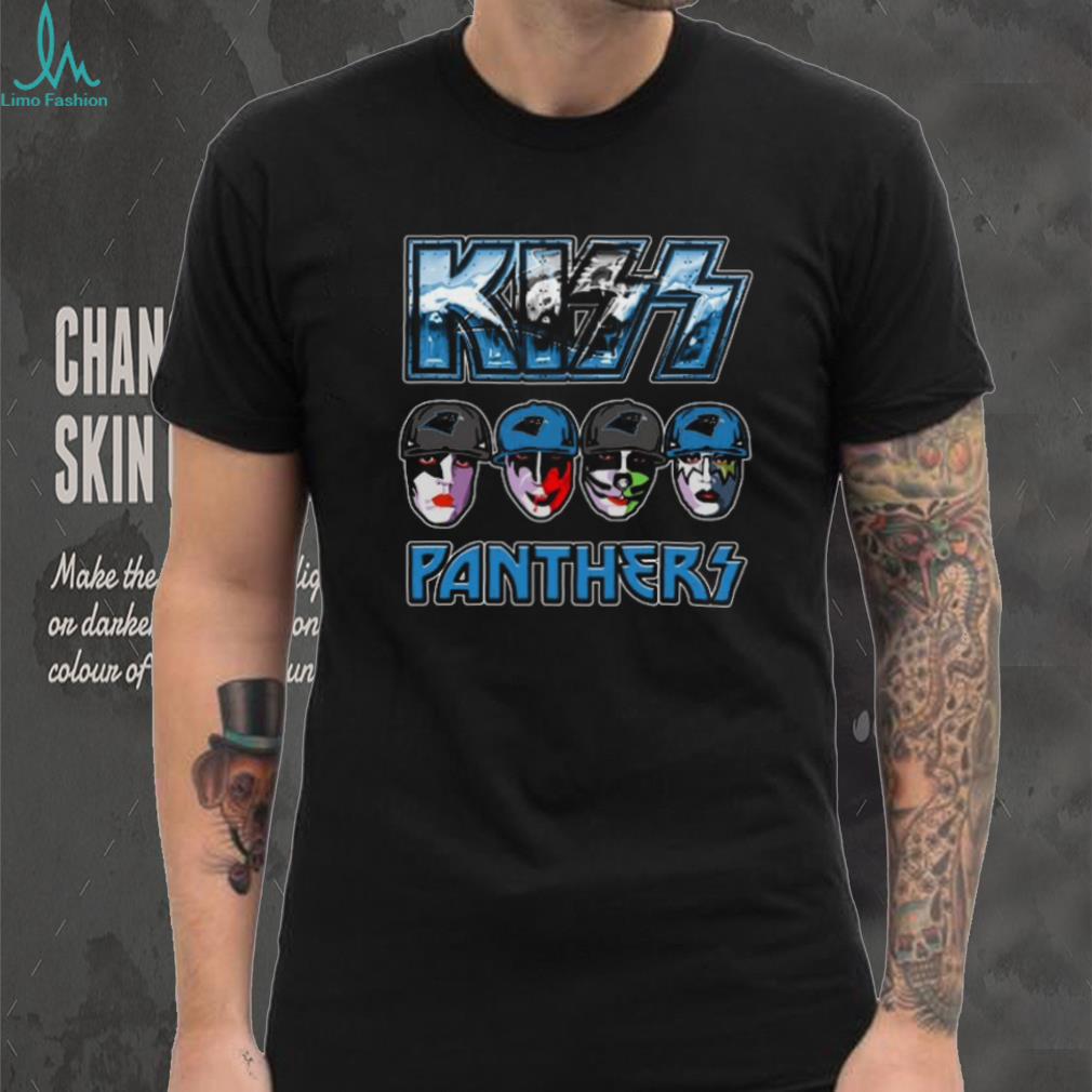 KISS Band Panthers American Football T Shirt KISS Band Panthers American Football T Shirt