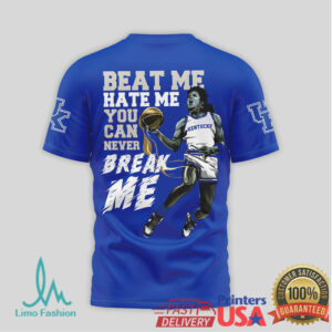 Kentucky Wildcats Michael Jackson Signature Never Break Me T Shirt