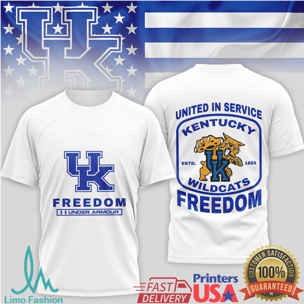 Kentucky Wildcats United in Service Under Armour Freedom T Shirt Kentucky Wildcats United in Service Under Armour Freedom T Shirt