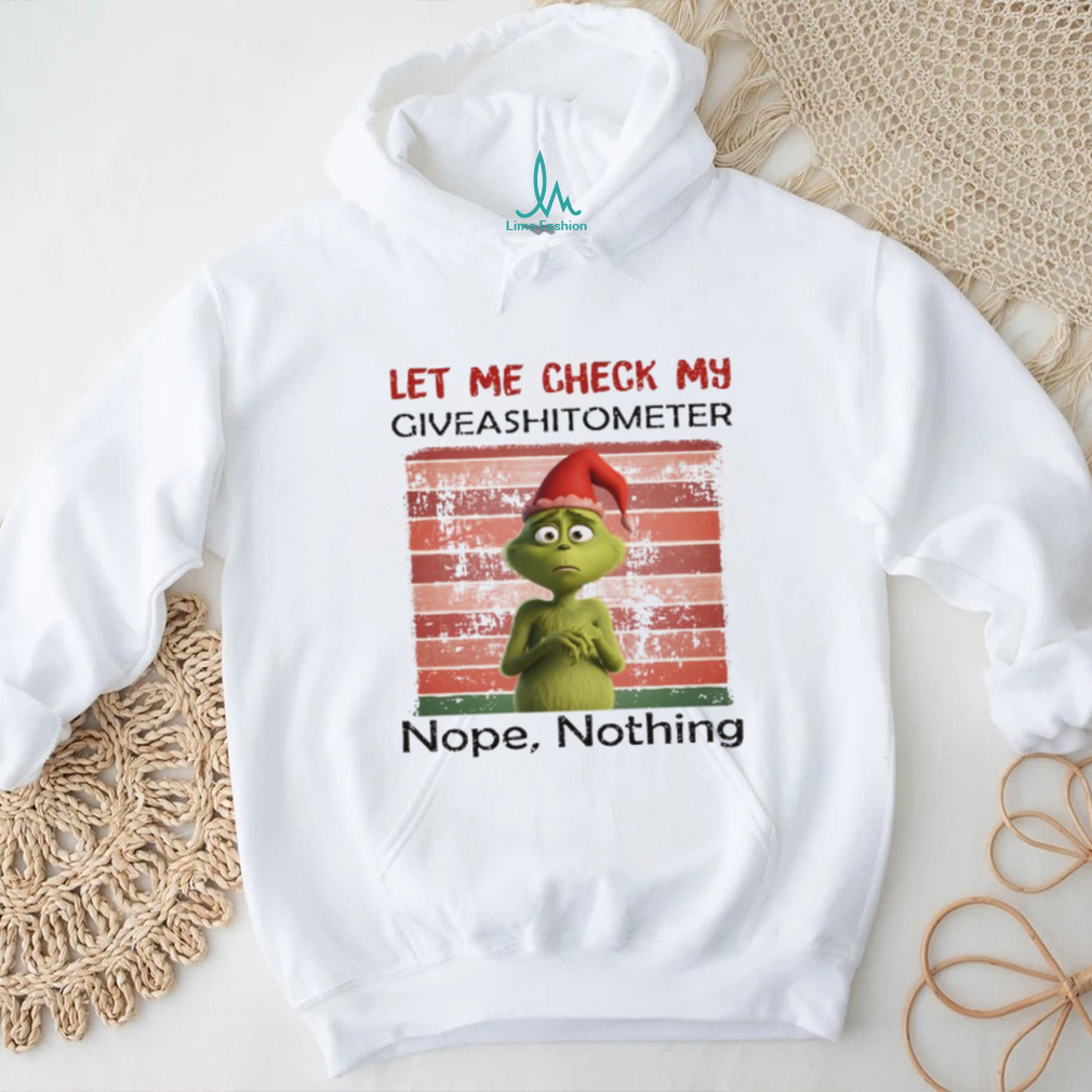 Let Me Check My Giveashitometer Nope Nothing T Shirt Let Me Check My Giveashitometer Nope Nothing T Shirt
