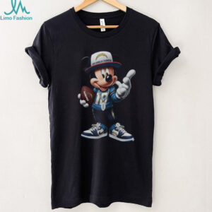 Los Angeles Chargers Mickey Mouse Disney Football T Shirt