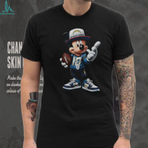 Los Angeles Chargers Mickey Mouse Disney Football T Shirt