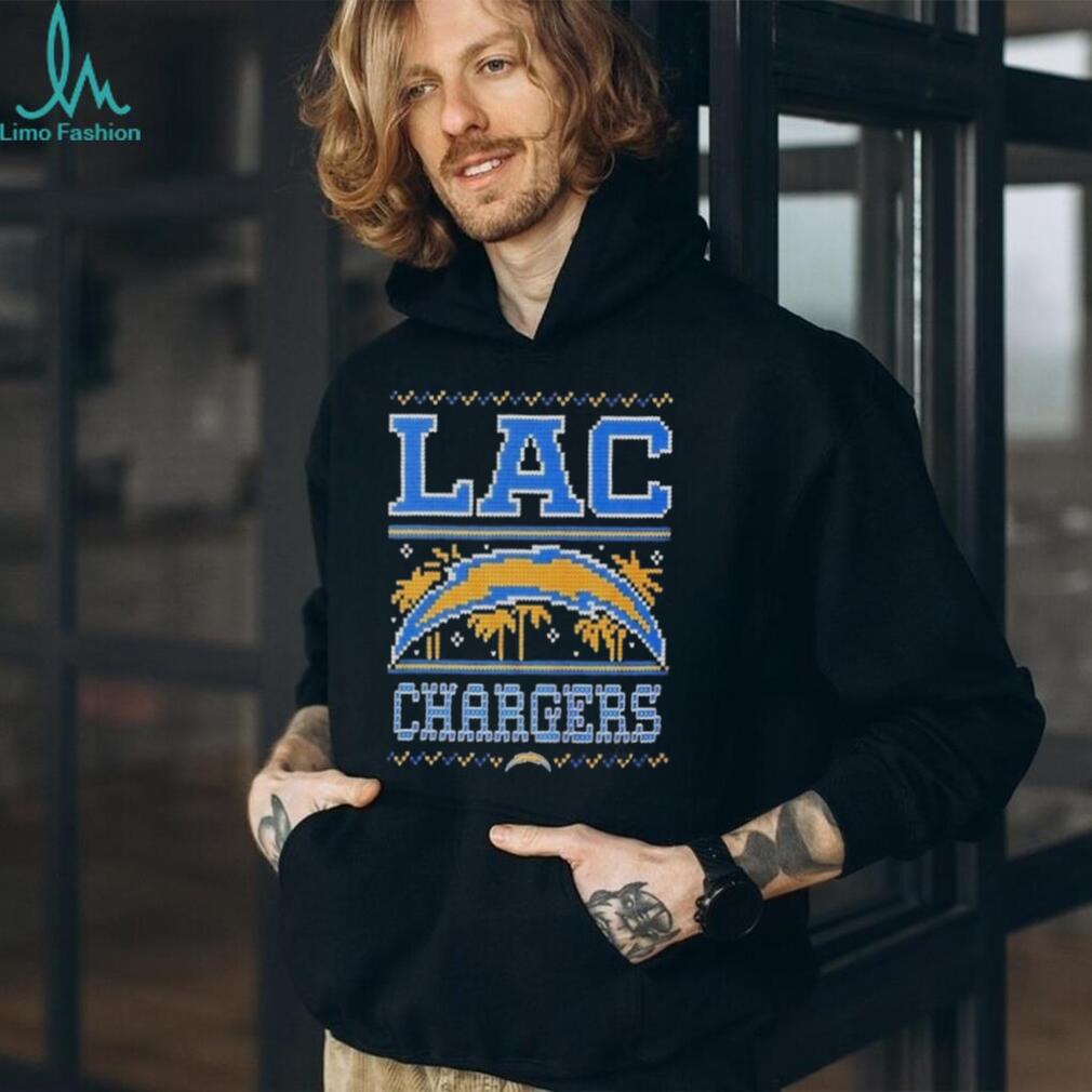 Los Angeles Chargers NFL Holiday Ugly Christmas T Shirt Los Angeles Chargers NFL Holiday Ugly Christmas T Shirt