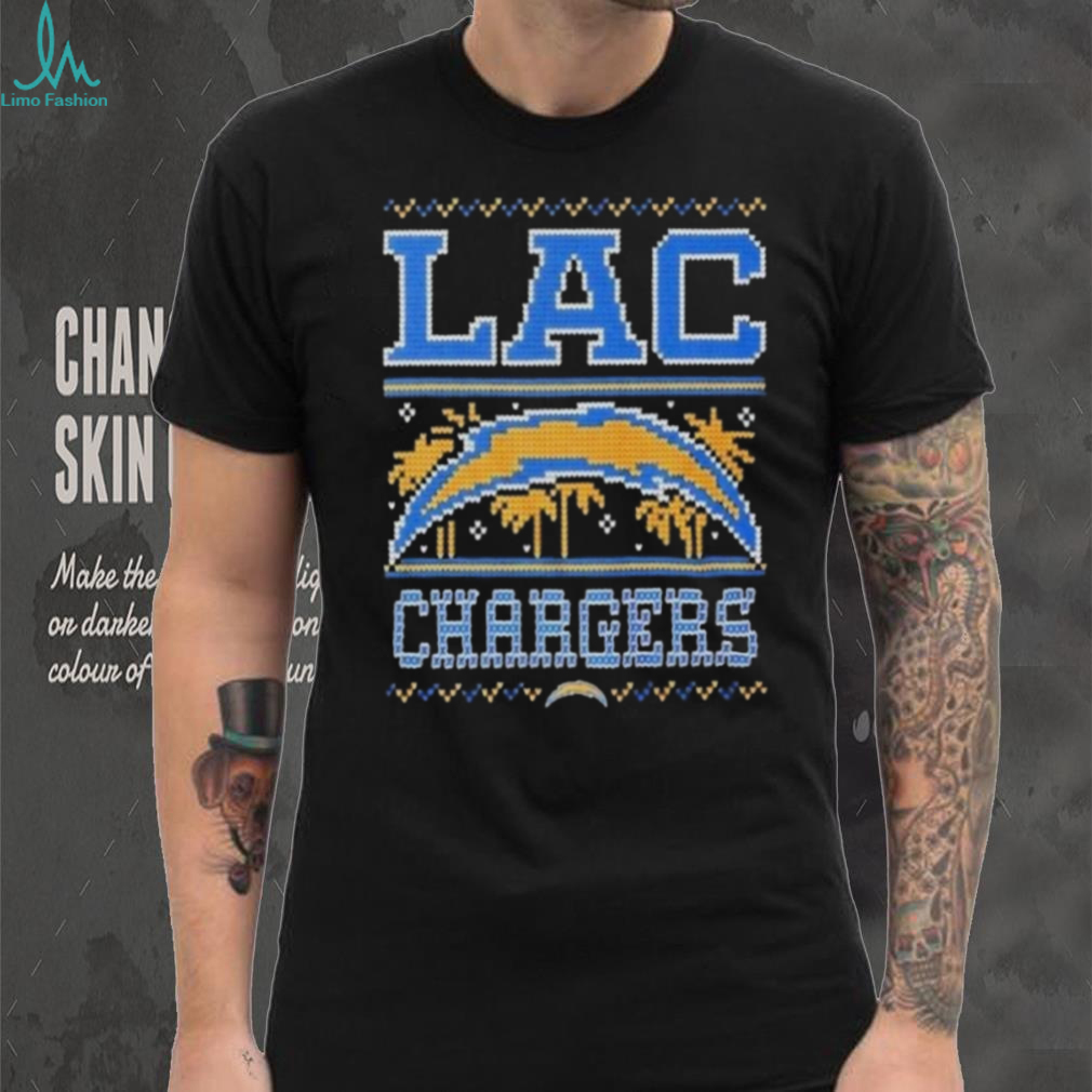 Los Angeles Chargers NFL Holiday Ugly Christmas T Shirt Los Angeles Chargers NFL Holiday Ugly Christmas T Shirt