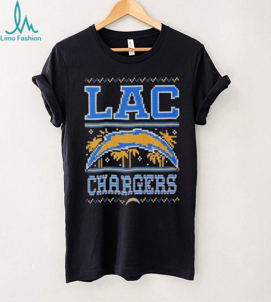 Los Angeles Chargers NFL Holiday Ugly Christmas T Shirt Los Angeles Chargers NFL Holiday Ugly Christmas T Shirt