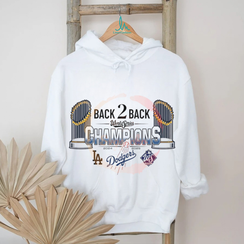 Los Angeles Dodgers World Series Champions Back 2 Back T shirt Los Angeles Dodgers World Series Champions Back 2 Back T shirt