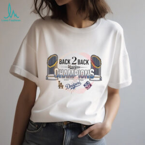 Los Angeles Dodgers World Series Champions Back 2 Back T shirt