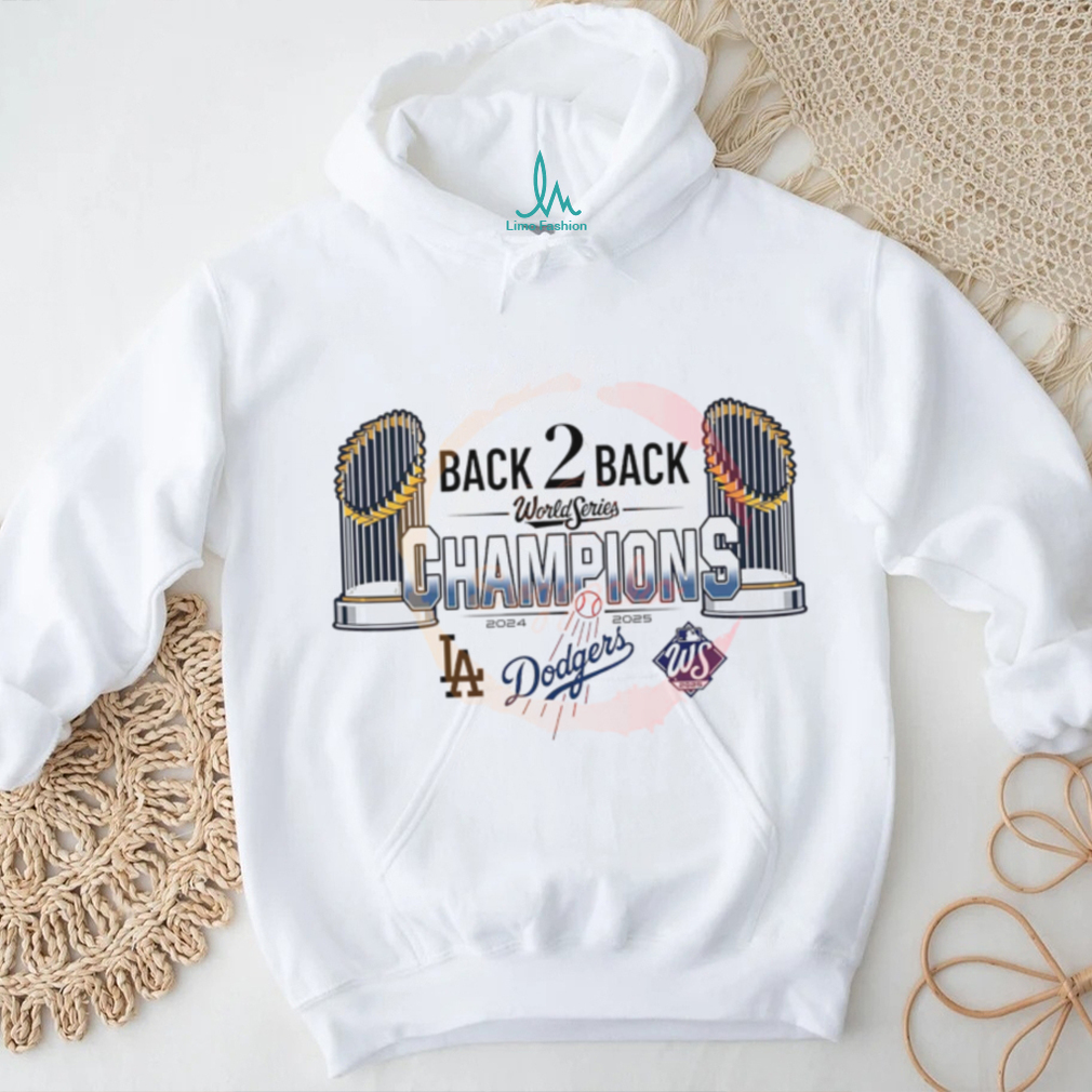 Los Angeles Dodgers World Series Champions Back 2 Back T shirt Los Angeles Dodgers World Series Champions Back 2 Back T shirt