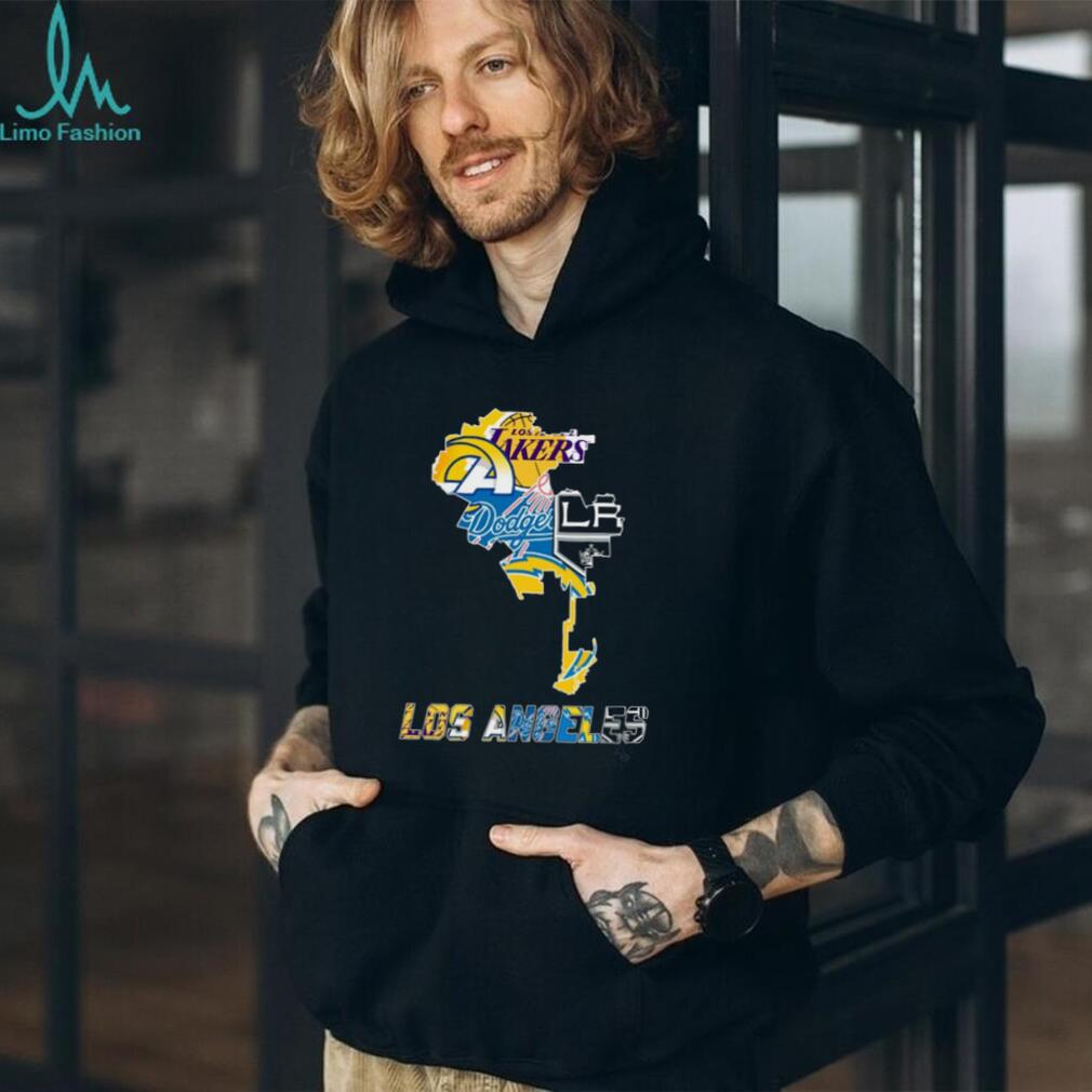 Los Angeles Sports Fan Skyline T Shirt Los Angeles Sports Fan Skyline T Shirt