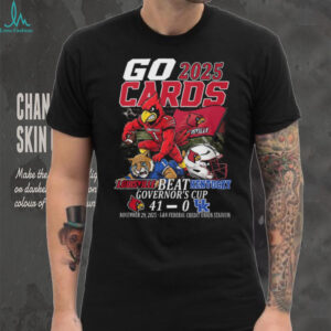 Louisville Cardinals 41 0 Kentucky Wildcats Governor's Cup 2025 Victory T Shirt