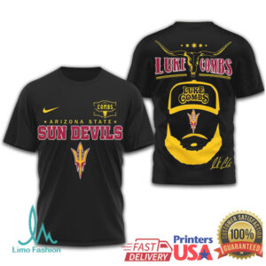 Luke Combs x Arizona State Sun Devils Collaboration T Shirts Luke Combs x Arizona State Sun Devils Collaboration T Shirts