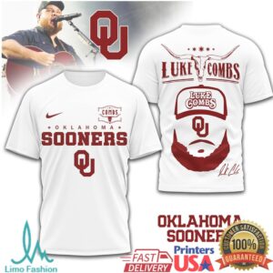 Luke Combs x Oklahoma Sooners Collaboration T Shirts
