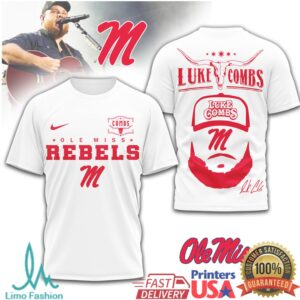 Luke Combs x Ole Miss Rebels Collection T Shirts