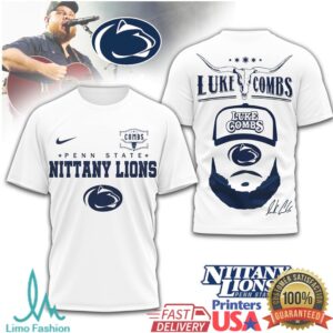 Luke Combs x Penn State Nittany Lions collaboration t shirts