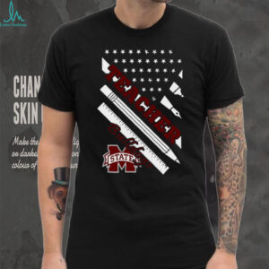 MSU Teacher American Flag Design Apparel T shirt MSU Teacher American Flag Design Apparel T shirt