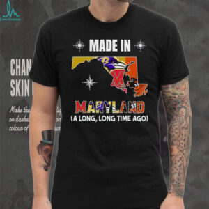 Made in Maryland (A Long, Long Time Ago) Baltimore Ravens Fan T Shirt Recovered