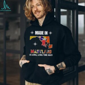 Made in Maryland (A Long, Long Time Ago) Baltimore Ravens Fan T Shirt Recovered